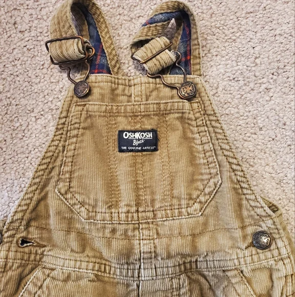 OshKosh B'gosh Tan Overalls - Picture 4 of 5